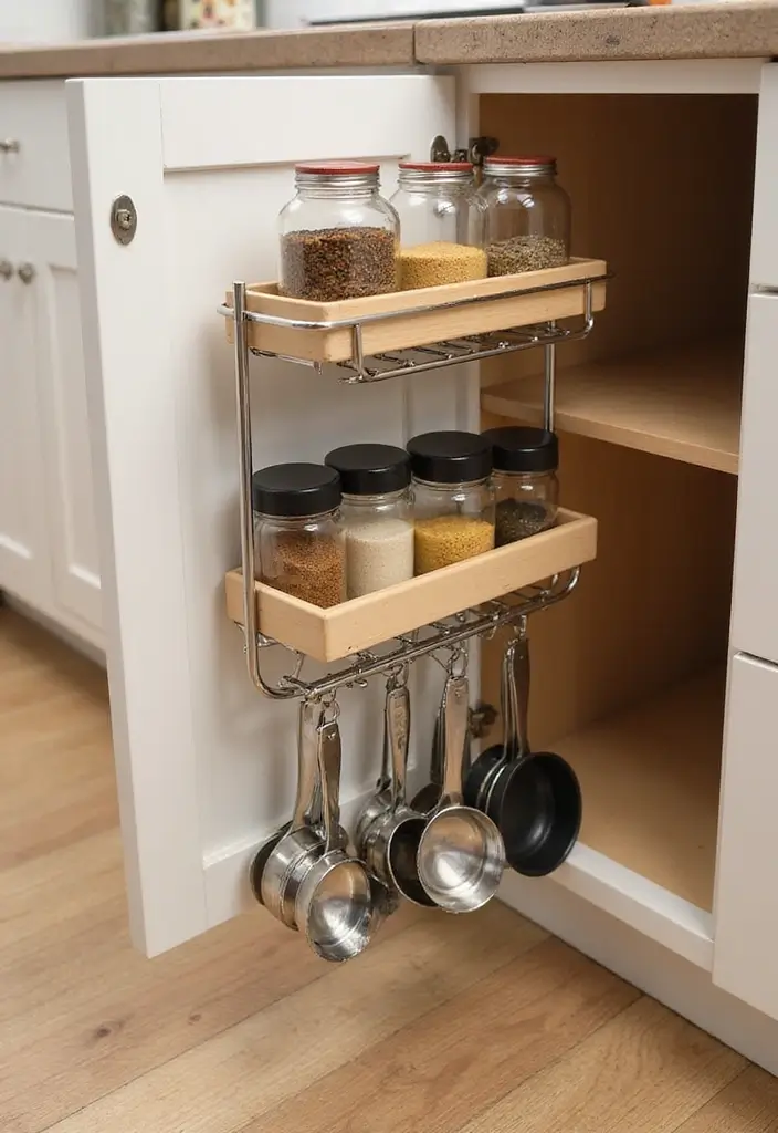 22 Clever Kitchen Storage Ideas That Will Change Your Life (Don't Miss #11!) - 11. Behind-the-Door Storage Racks