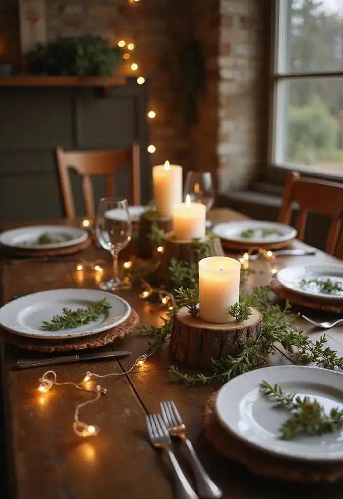12 Elegant Thanksgiving Tablescape Ideas to Elevate Your Holiday Dinner! - 7. Whimsical Woodland