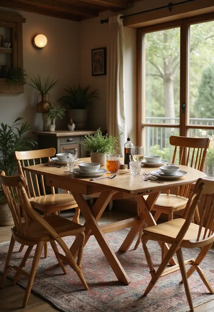 22 Clever Kitchen Storage Ideas That Will Change Your Life (Don't Miss #11!) - 14. Foldable Kitchen Table