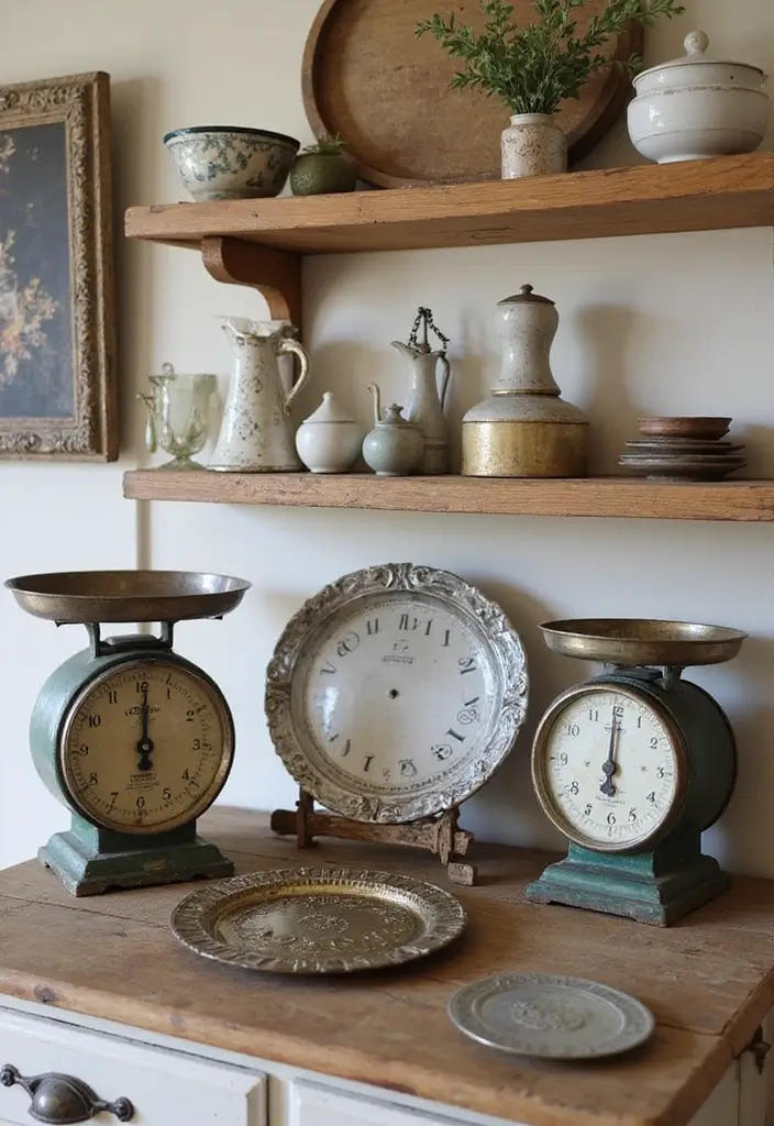 19 Dreamy Castlecore Kitchen Ideas That Feel Straight Out of a Fairytale (Wait Until You See #7!) - 11. Antique Kitchen Accessories