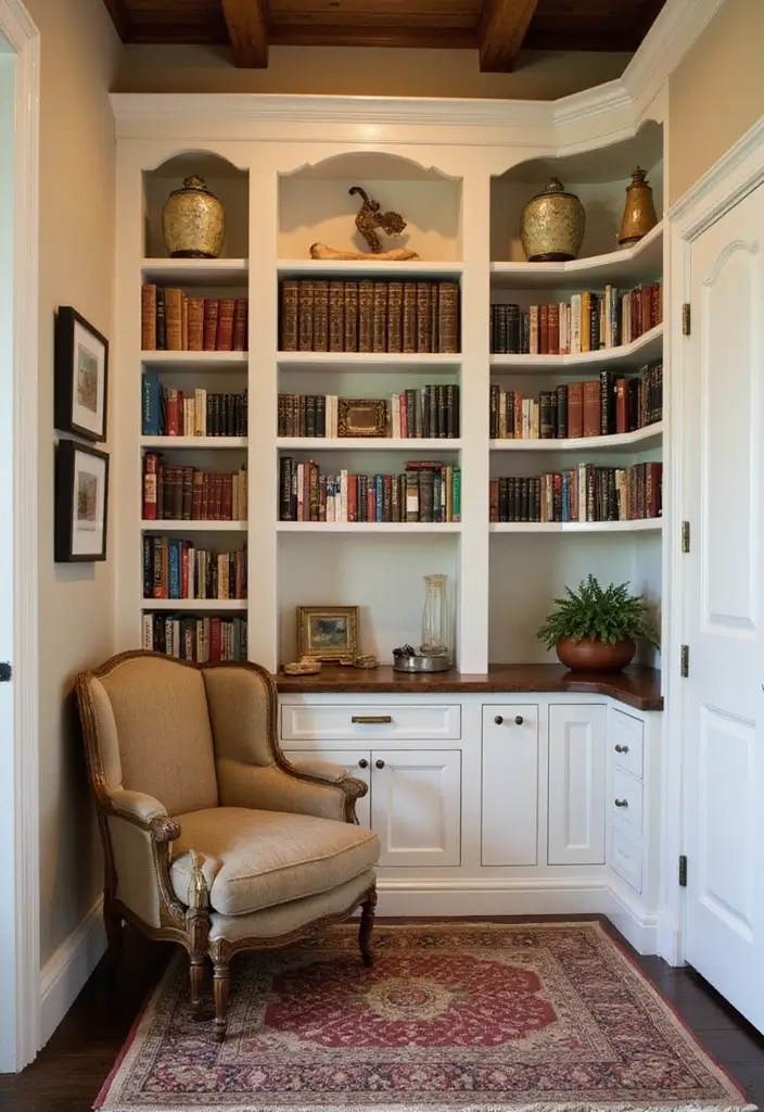 13 Butler’s Pantry Ideas That’ll Make You Wish You Had One Sooner (Don’t Miss #9!) - 10. Cozy Reading Nook