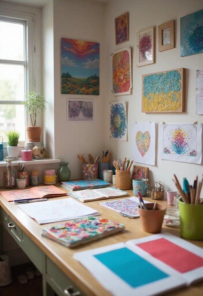 17 Color-Drenched Home Decor Ideas That’ll Make You Ditch Neutrals Forever (Just Wait Until You See #5!) - 12. Colorful DIY Projects
