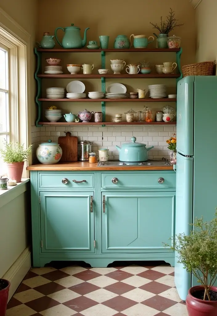 13 Butler’s Pantry Ideas That’ll Make You Wish You Had One Sooner (Don’t Miss #9!) - 8. Vintage Vibes
