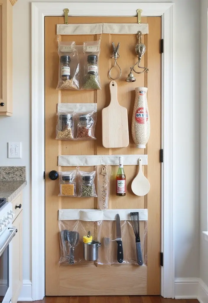 22 Clever Kitchen Storage Ideas That Will Change Your Life (Don't Miss #11!) - 3. Over-the-Door Storage