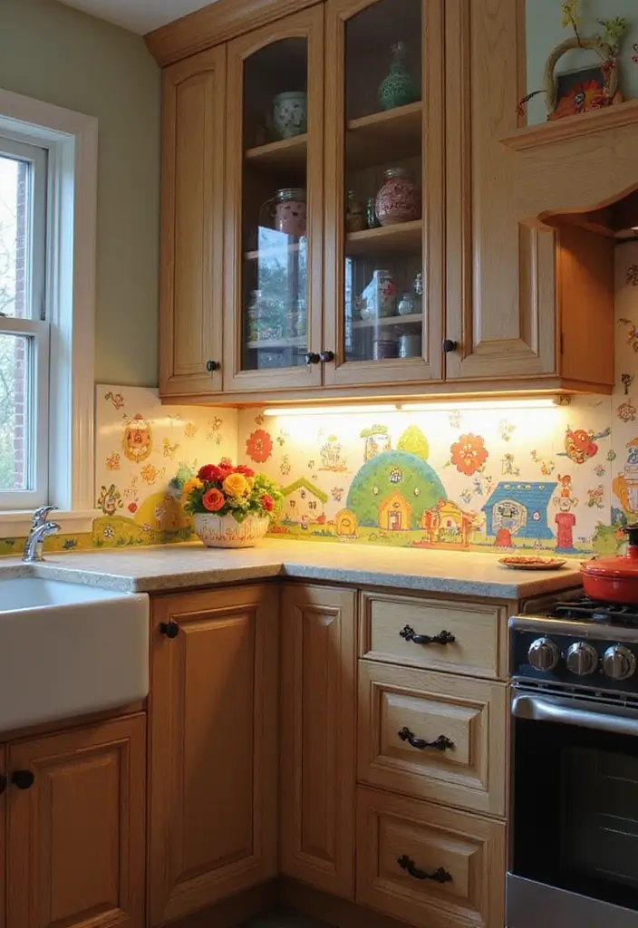 21 Backlit Kitchen Backsplash Ideas That Will Instantly Elevate Your Space (Wait Until You See #7!) - 21. Whimsical Touches