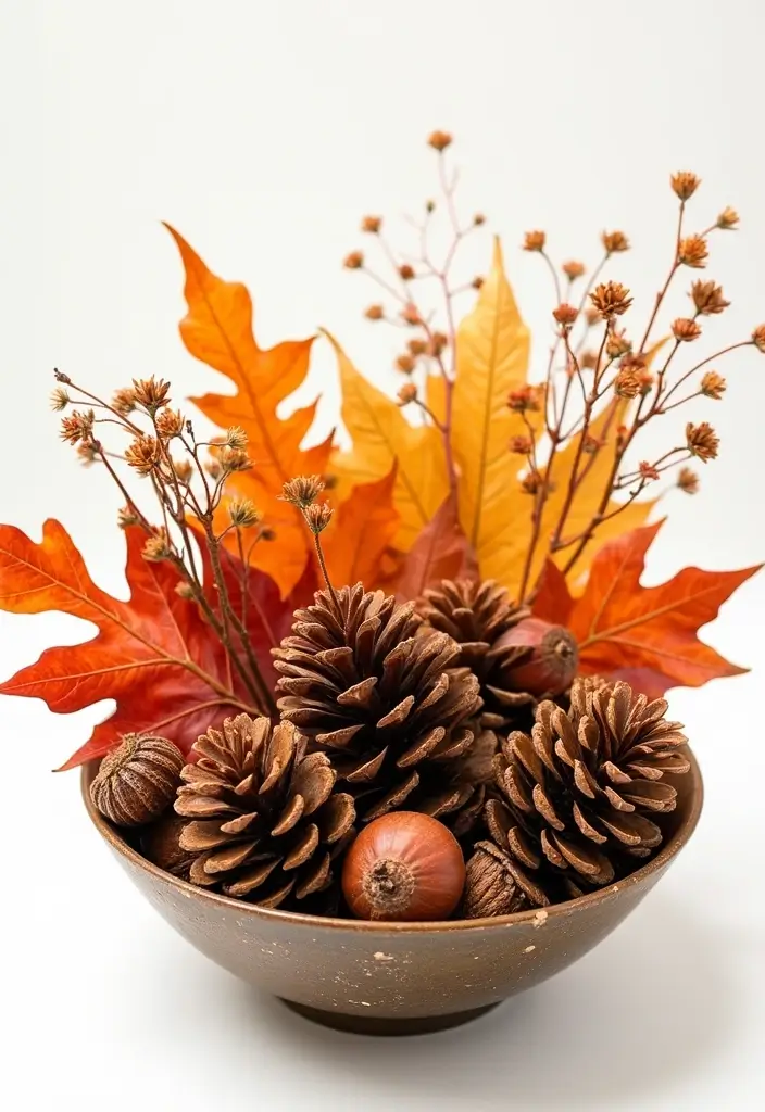 10 Budget-Friendly Fall Decorations That Look Luxurious (You Won't Believe How Cheap #5 Is!) - 3. Nature-Inspired Centerpieces