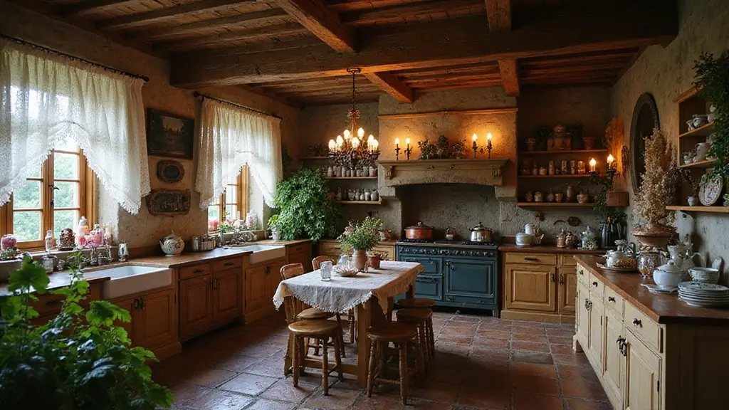 19 Dreamy Castlecore Kitchen Ideas That Feel Straight Out of a Fairytale (Wait Until You See #7!)