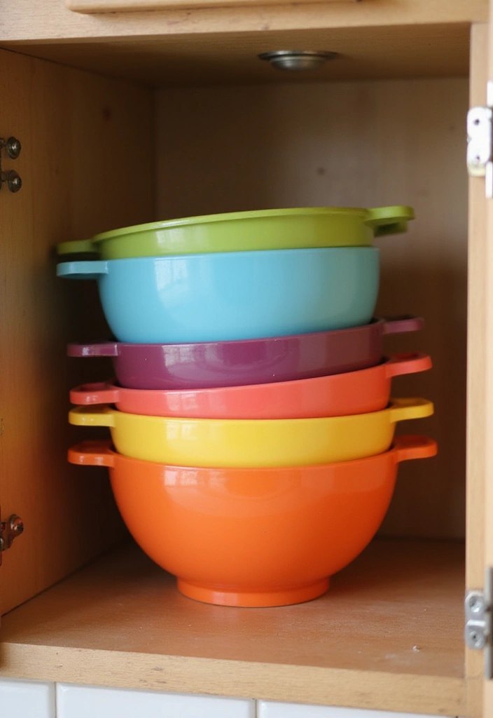 22 Clever Kitchen Storage Ideas That Will Change Your Life (Don't Miss #11!) - 12. Nesting Mixing Bowls
