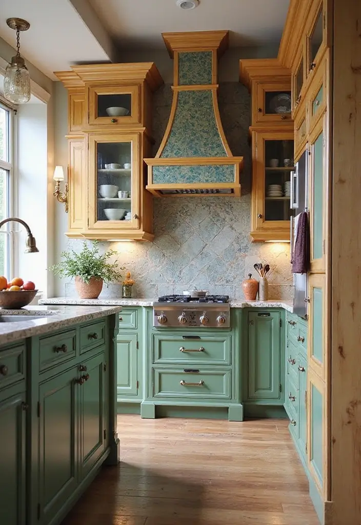 15 Fluted Kitchen Cabinet Ideas That’ll Instantly Elevate Your Space (Just Wait Until You See #6!) - 15. Unique Custom Designs