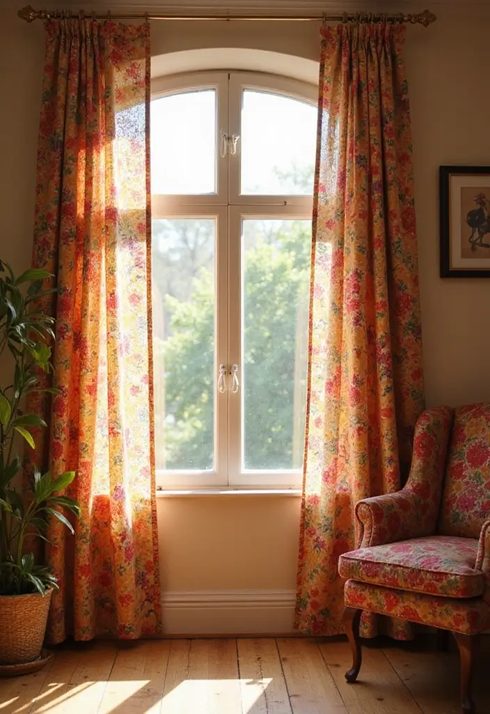 17 Color-Drenched Home Decor Ideas That’ll Make You Ditch Neutrals Forever (Just Wait Until You See #5!) - 7. Playful Curtains