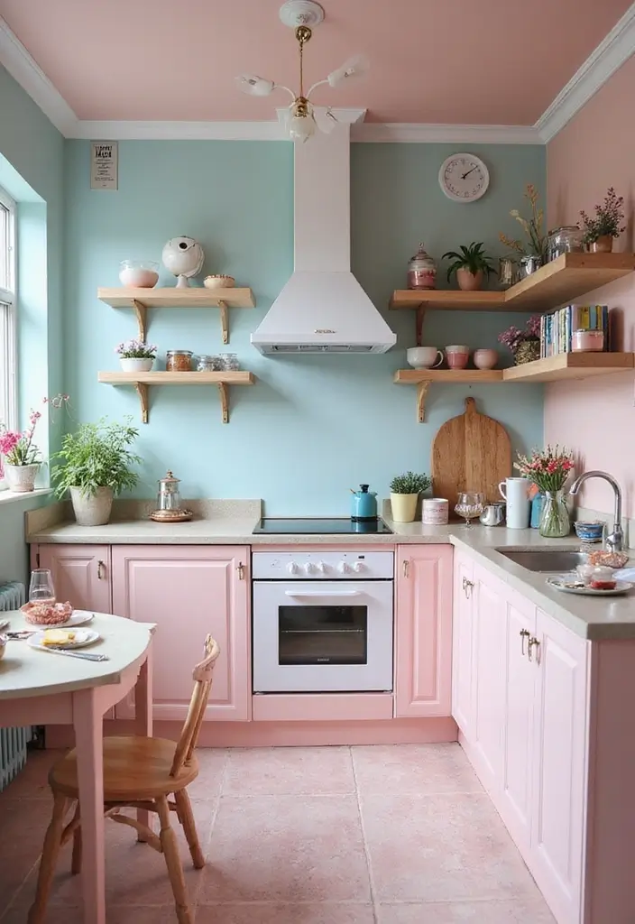 19 Dreamy Castlecore Kitchen Ideas That Feel Straight Out of a Fairytale (Wait Until You See #7!) - 10. Magical Color Palette