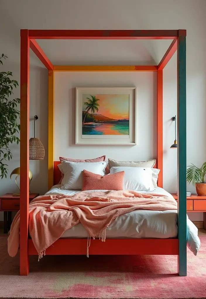 13 Color-Drenched Bedroom Ideas That Turn Up the Drama (You Won’t Believe #7!) - 8. Unique Bed Frames