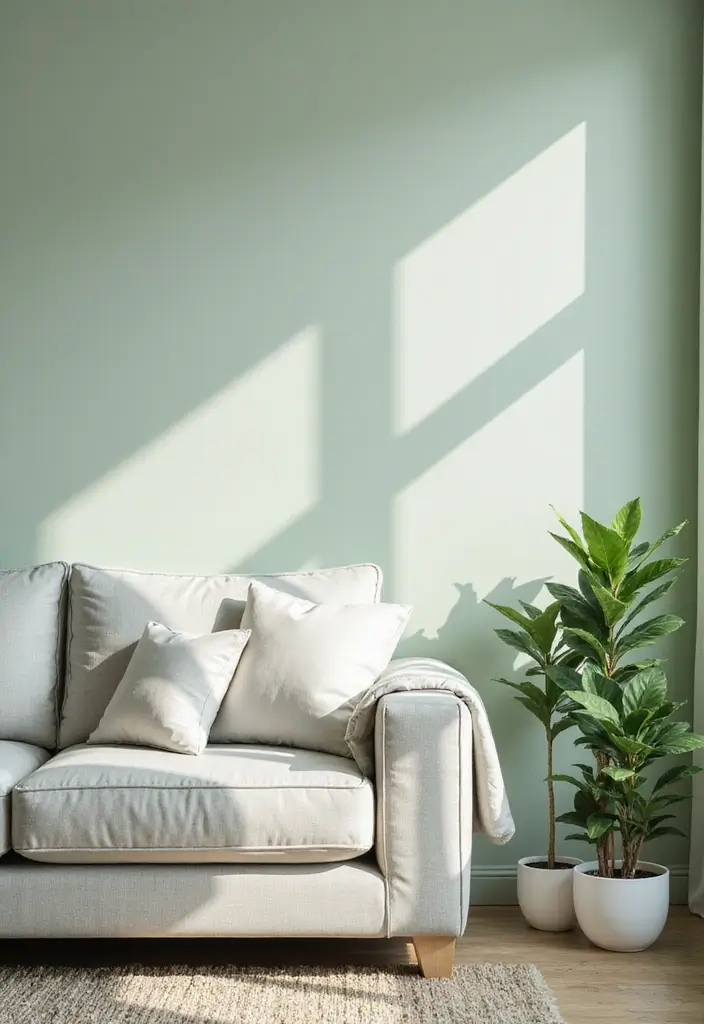 11 Earthy Living Room Color Ideas That Wrap Your Space in Warmth & Serenity - 1. Soft Sage Green for a Calm Retreat