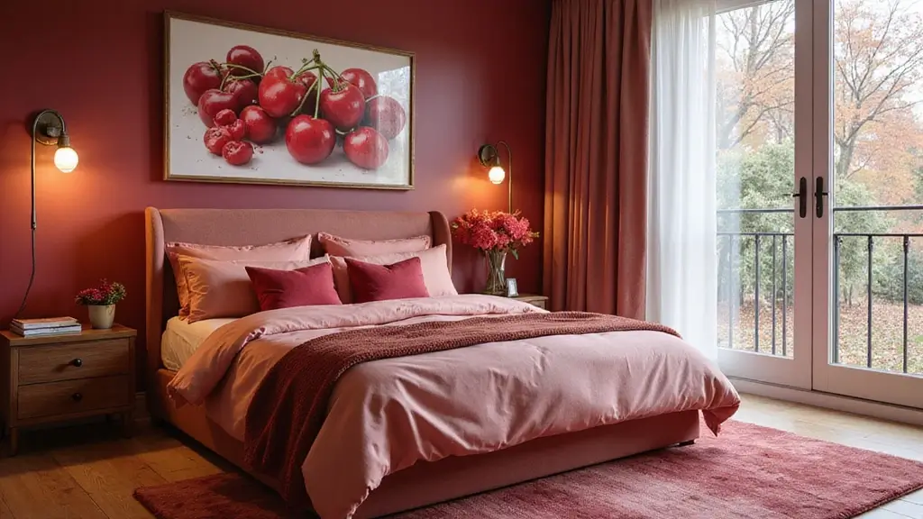 13 Cherry Bedroom Ideas That Feel Bold & Romantic