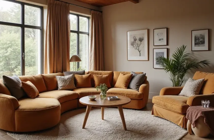 13 Curved Living Room Furniture Designs to Love