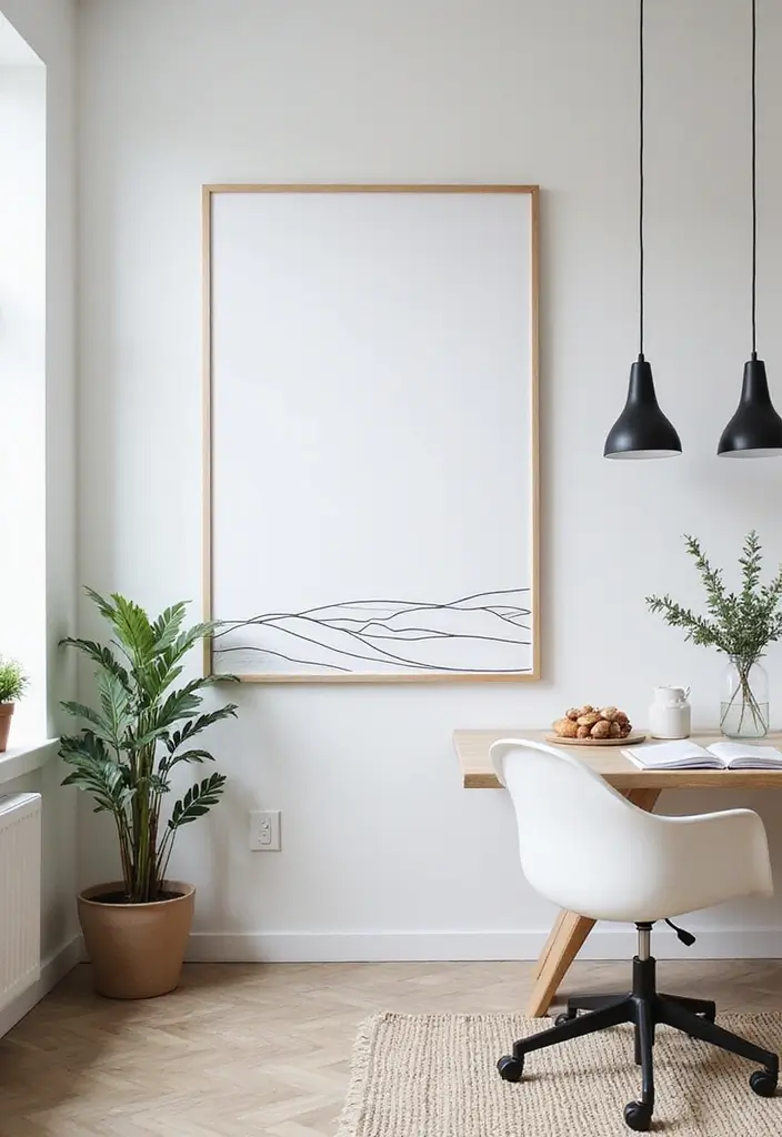 11 Hand-Painted Wall Pattern Ideas That Transform Any Space With Artful Charm - 8. Minimalist Line Art