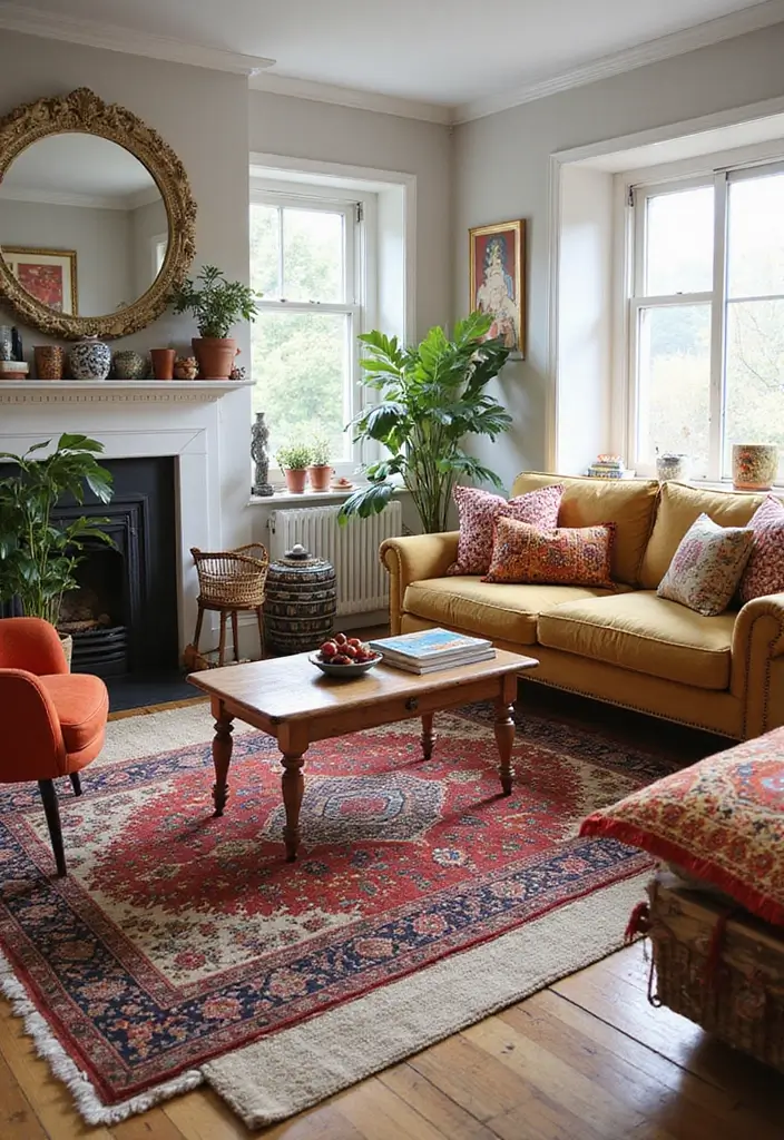 19 Vintage Maximalism Decor Ideas You’ll Want to Copy - 9. Vintage Rugs