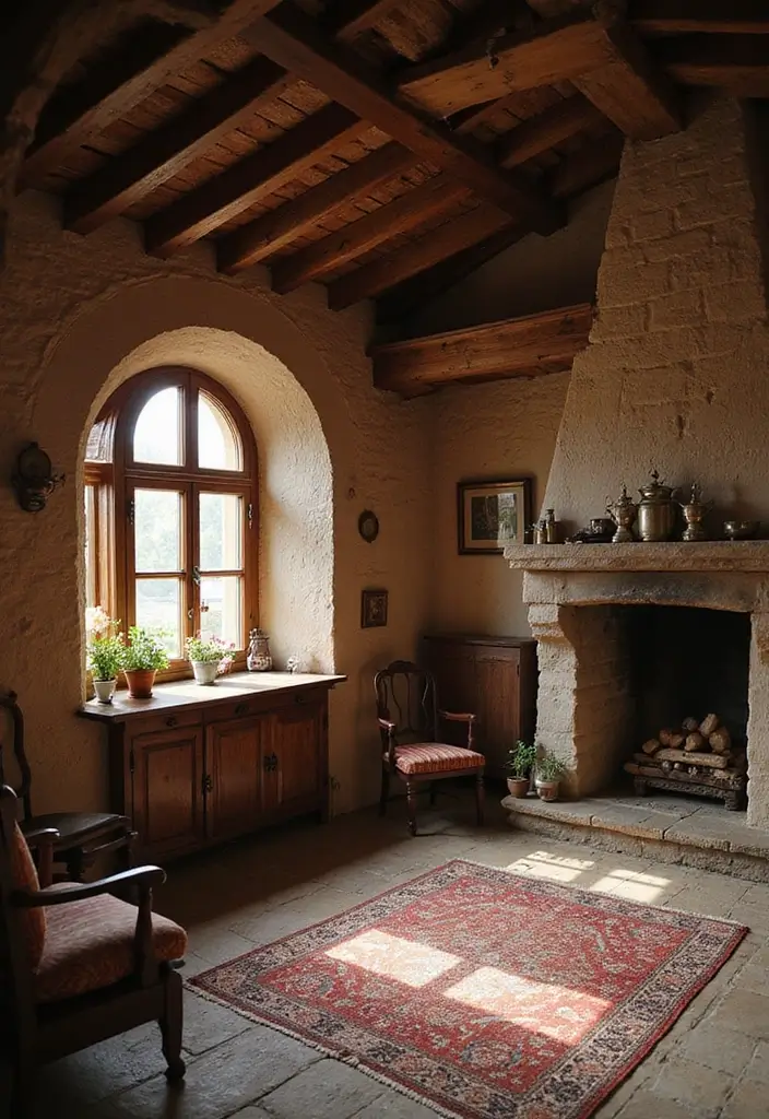 19 Medievalcore Decor Ideas That Feel Regal & Raw - 17. Exposed Beams
