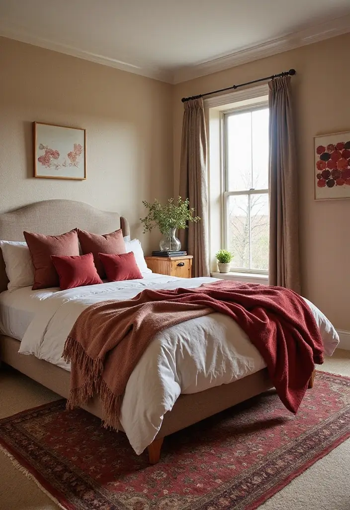 13 Cherry Bedroom Ideas That Feel Bold & Romantic - 6. Cherry Accents in Decor