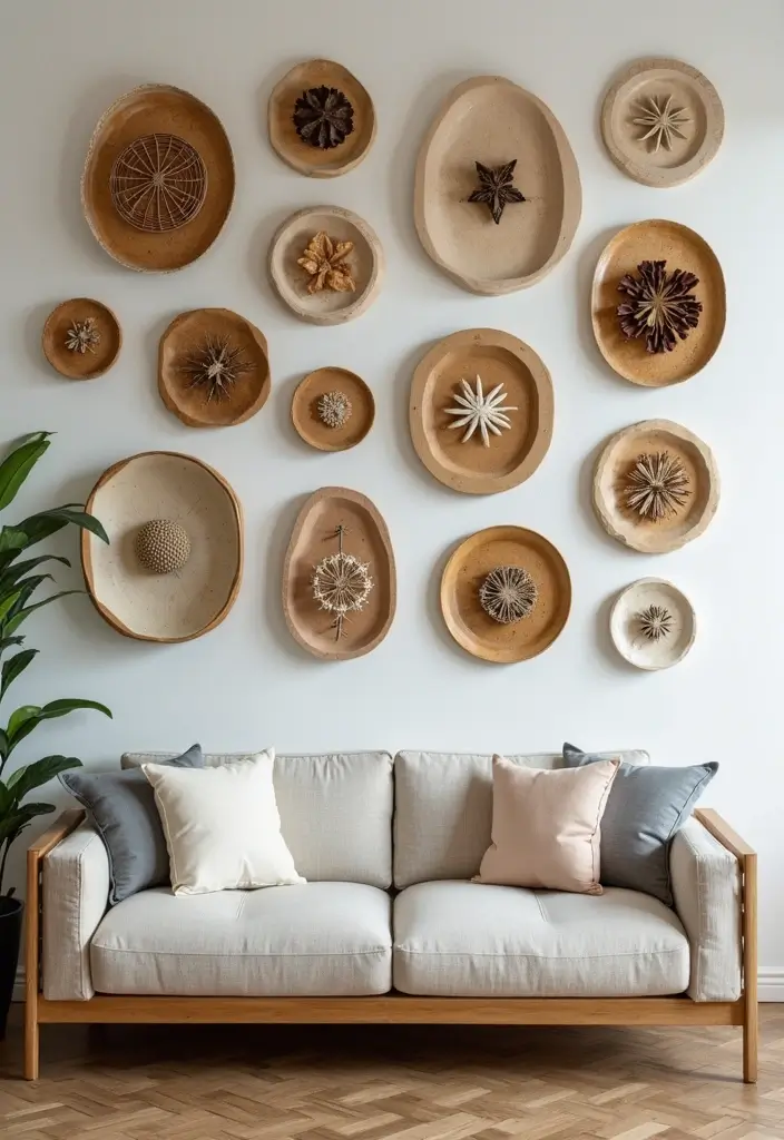 13 Sustainable Home Decor Ideas That Blend Style & Eco-Friendly Living - 10. Sustainable Wall Art