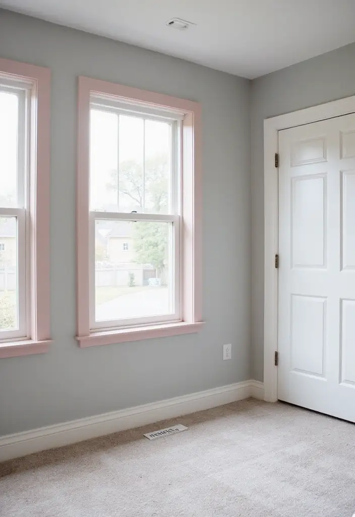 7 Contrast-Painted Trim Ideas That Instantly Elevate Any Room - 3. Soft Pastels for a Subtle Charm