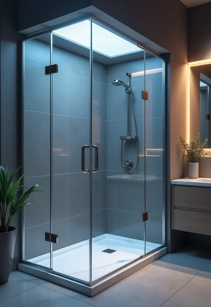 21 Walk-In Showers That Instantly Upgrade Any Bathroom - 11. Smart Showers