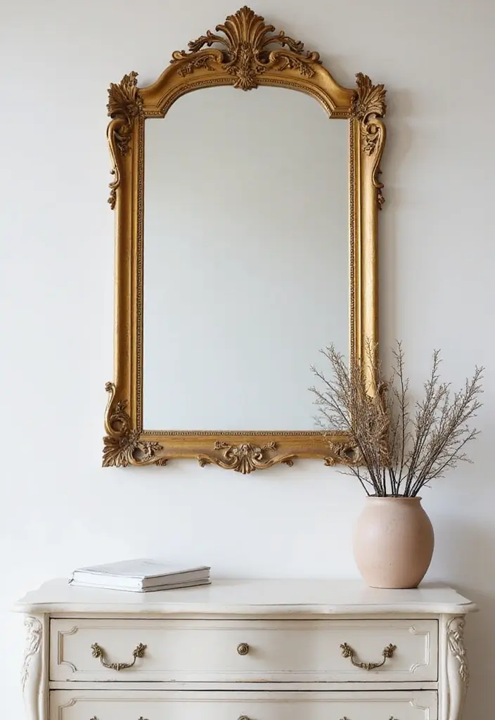 13 Vintage Bedroom Decor Ideas That Radiate Timeless Charm - 4. Decorative Mirrors