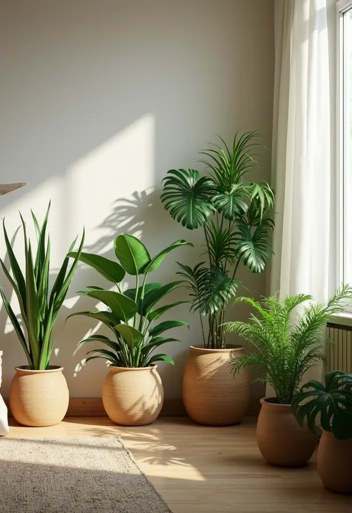 13 Natural Material Bedroom Ideas That Feel Organic & Effortlessly Elegant - 12. Succulent and Plant Displays