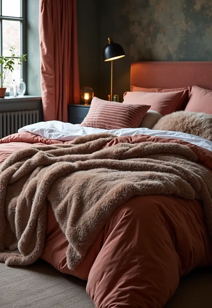11 Eclectic Glam Bedroom Ideas That Sparkle With Personality & Flair - 2. Layered Textures