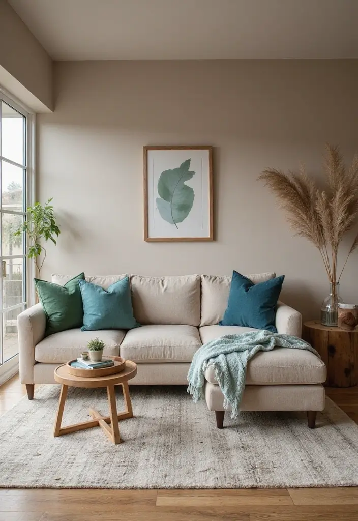 11 Earthy Living Room Color Ideas That Wrap Your Space in Warmth & Serenity - 4. Soft Taupe for a Balanced Palette