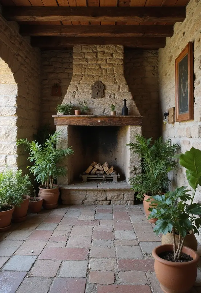 19 Medievalcore Decor Ideas That Feel Regal & Raw - 5. Stone and Brick Features