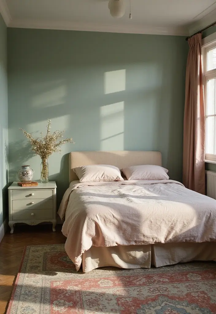 13 Vintage Bedroom Decor Ideas That Radiate Timeless Charm - 13. Vintage Color Palettes