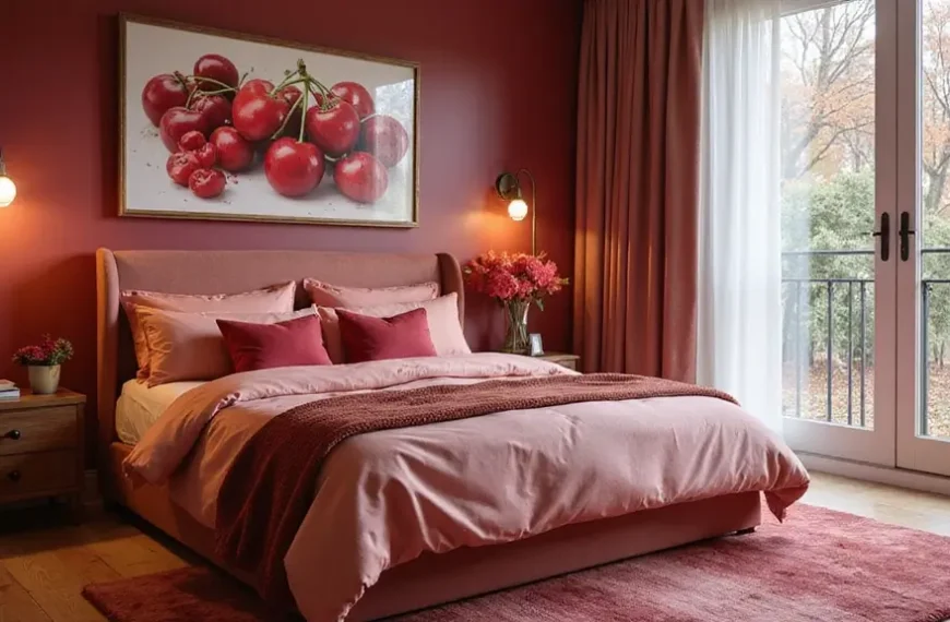 Unapologetic Cherry Bedroom Ideas to Fire Up Bold Romance Now