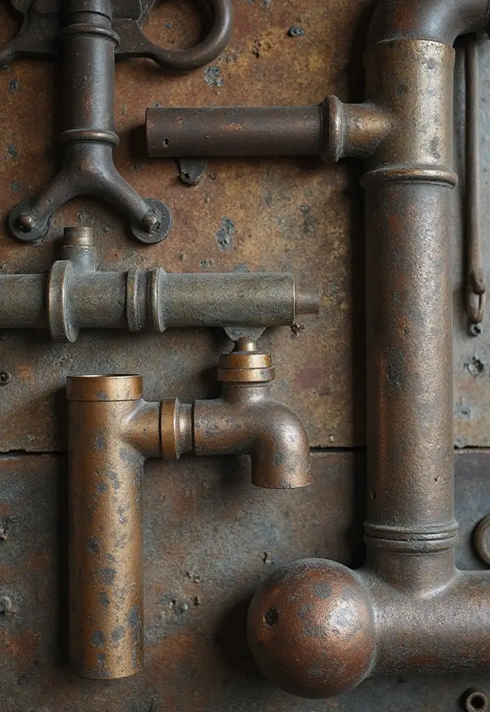 21 Eclectic Maximalist Decor Ideas That Totally Break the Rules - 19. Mixing Metal Finishes