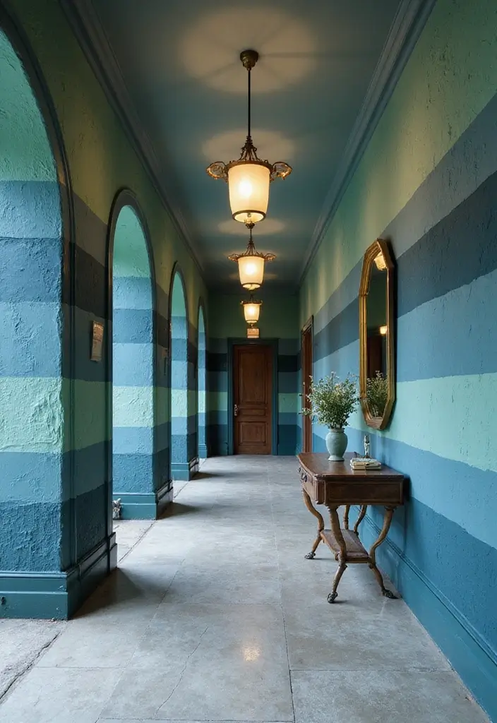 11 Hand-Painted Wall Pattern Ideas That Transform Any Space With Artful Charm - 3. Textured Stripes