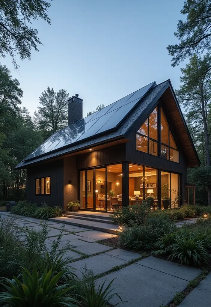 17 Solarpunk House Ideas That Blend Nature, Tech & Dreamy Design - 2. Solar-Powered Features
