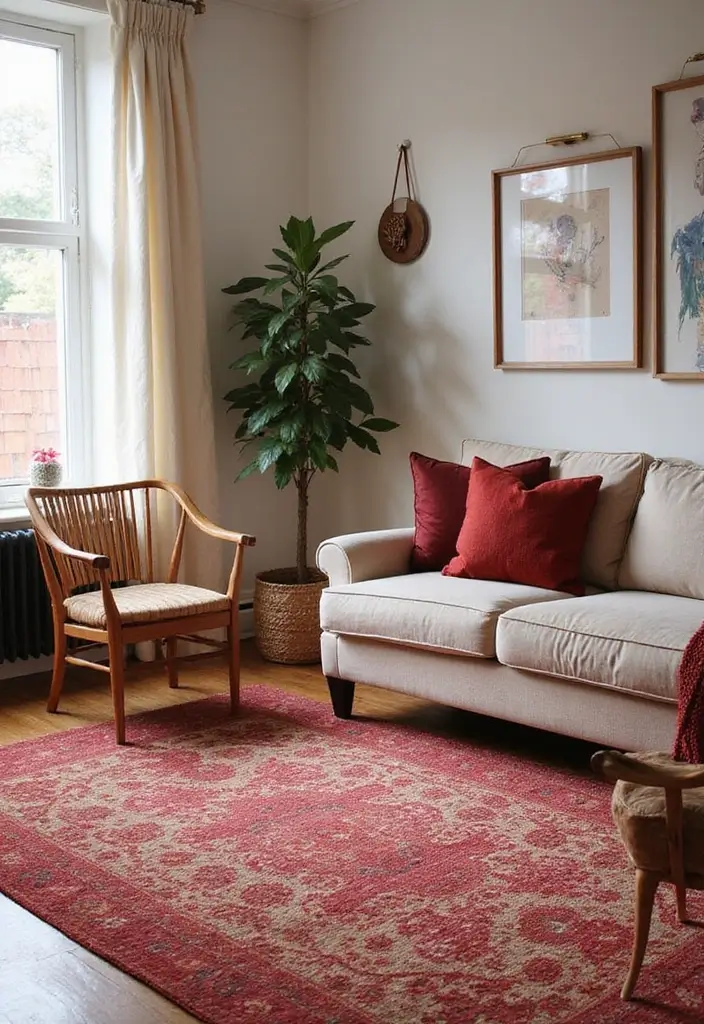 17 Cherry Vibe Decor Ideas You’ll Fall in Love With - 7. Cherry Inspired Rugs