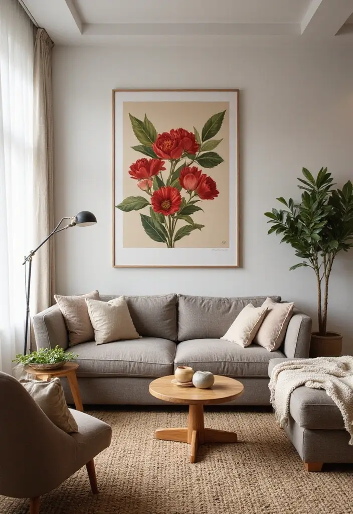 17 Cherry Vibe Decor Ideas You’ll Fall in Love With - 15. Cherry Inspired Artwork