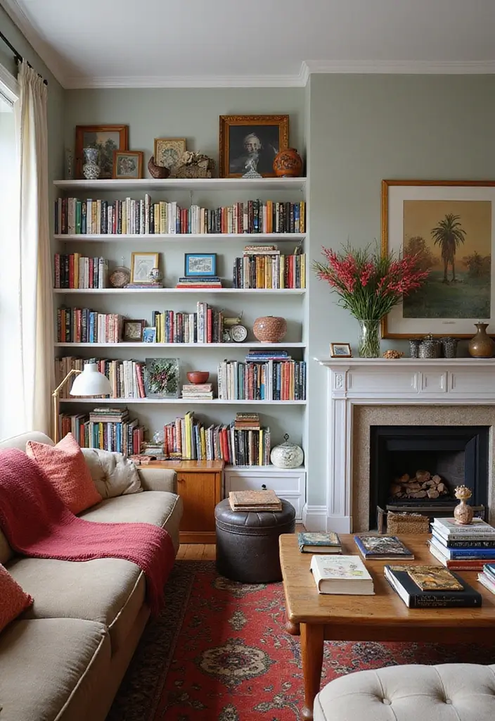 11 Maximalist Living Room Ideas That Burst With Personality & Style - 8. Personal Collections