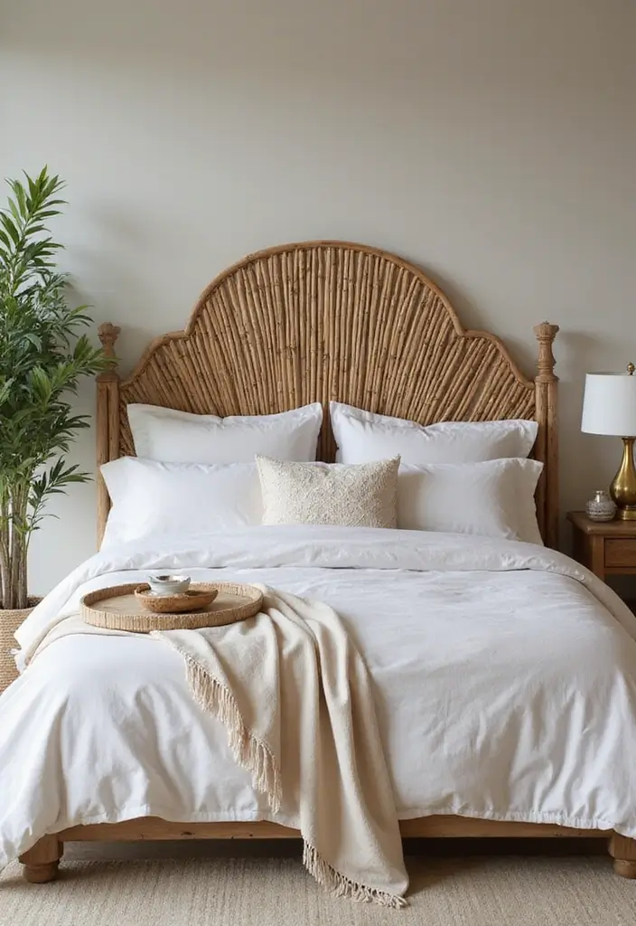 13 Statement Headboard Ideas That Instantly Transform Any Bedroom - 13. Nature-Inspired Designs