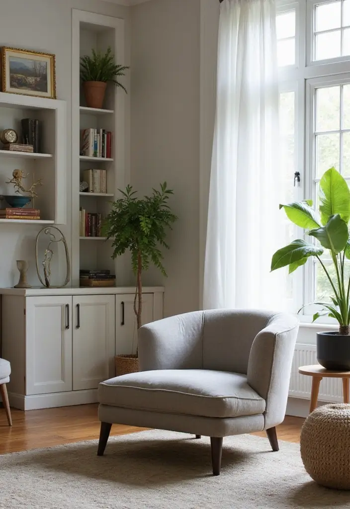 13 Curved Living Room Furniture Ideas That Flow With Style & Comfort - 2. Curved Accent Chairs