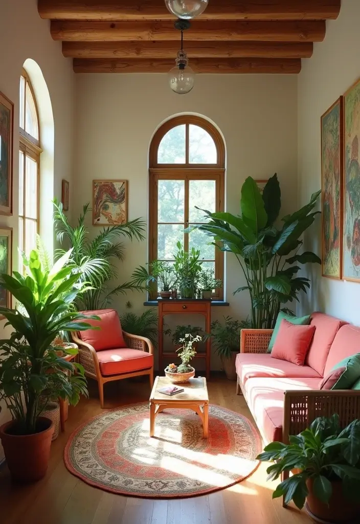 21 Eclectic Maximalist Decor Ideas That Totally Break the Rules - 6. Incorporate Natural Elements