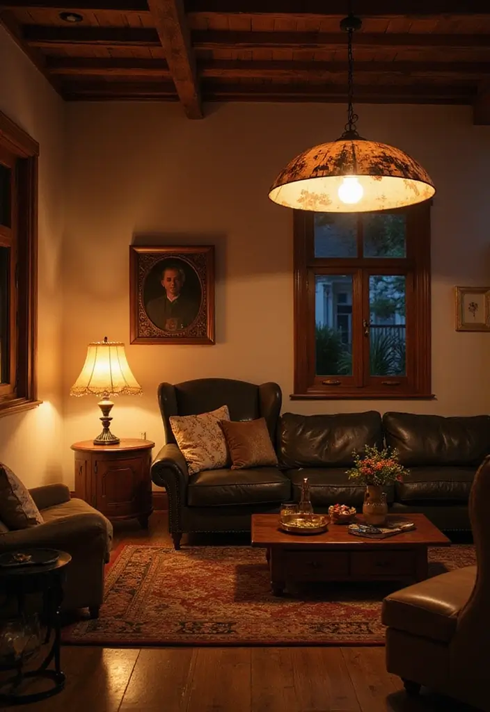 11 Maximalist Living Room Ideas That Burst With Personality & Style - 7. Unique Lighting Fixtures