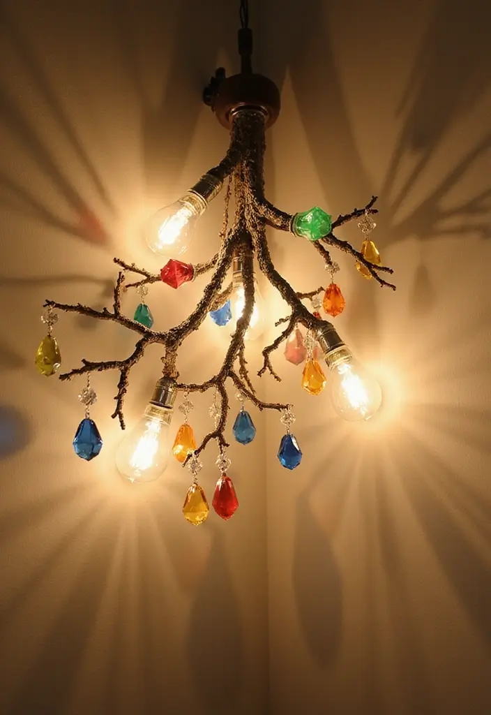 15 Modern Surrealist Decor Ideas That Feel Like Living in a Dream (Don’t Miss #9!) - 5. Whimsical Lighting Fixtures