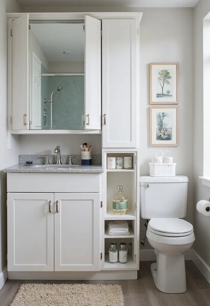15 Japandi Bathroom Style Ideas That Transforms Your Space Into Pure Calm - 13. Smart Storage Solutions