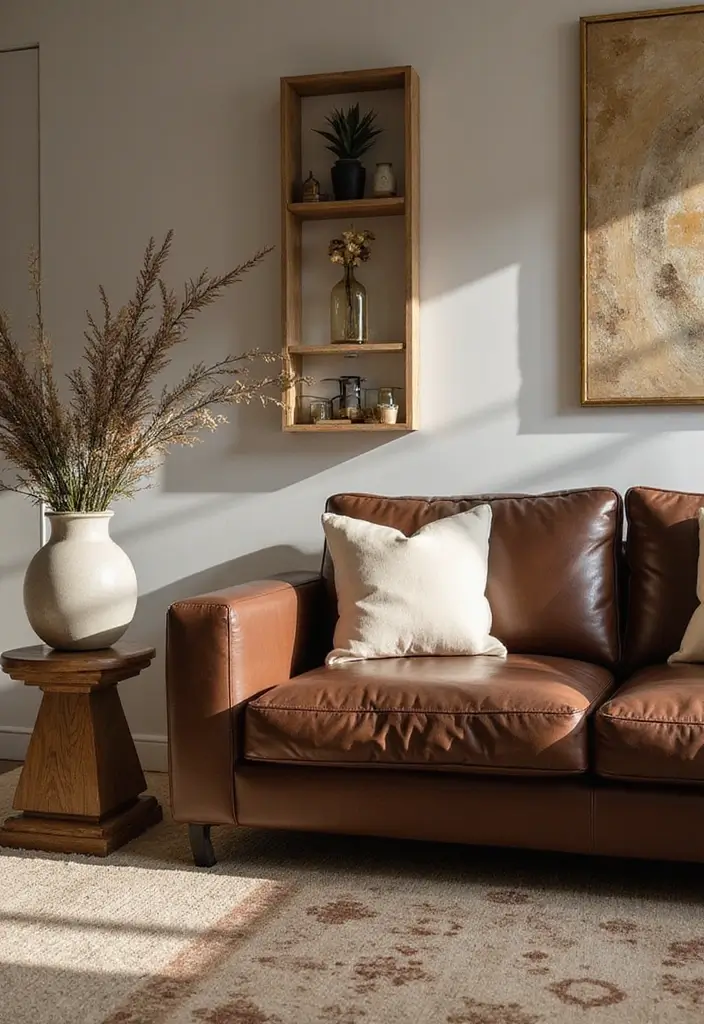 11 Earthy Living Room Color Ideas That Wrap Your Space in Warmth & Serenity - 5. Rich Chocolate Brown for Depth