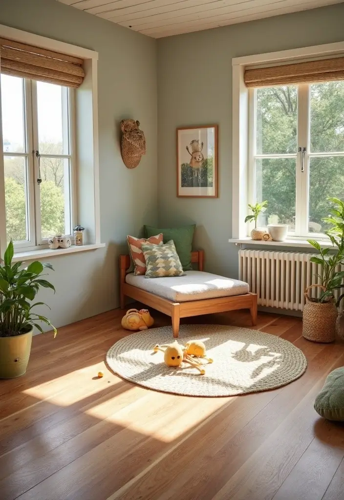 11 Biophilic Kids Room Ideas That Blend Nature, Calm & Playful Charm (Wait Until #5!) - 10. Outdoor-Inspired Flooring