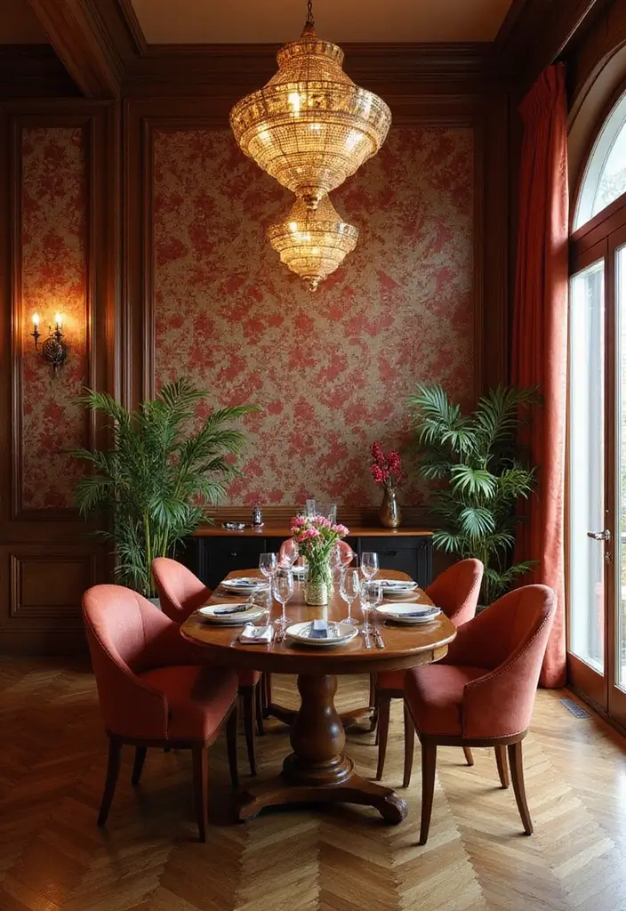 11 Bold Wallpaper Ideas That Transform Your Walls With Botanical & Textured Style (Wait Until #4!) - 7. Art Deco Inspiration