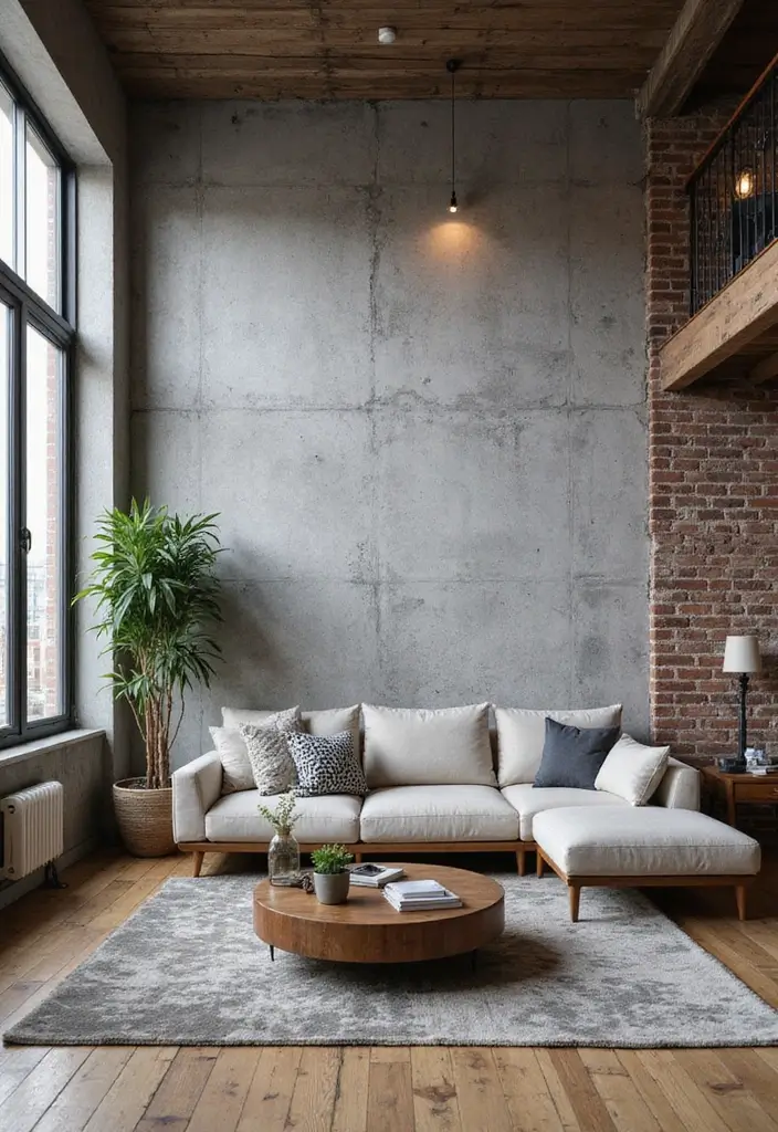 11 Bold Wallpaper Ideas That Transform Your Walls With Botanical & Textured Style (Wait Until #4!) - 9. Edgy Industrial