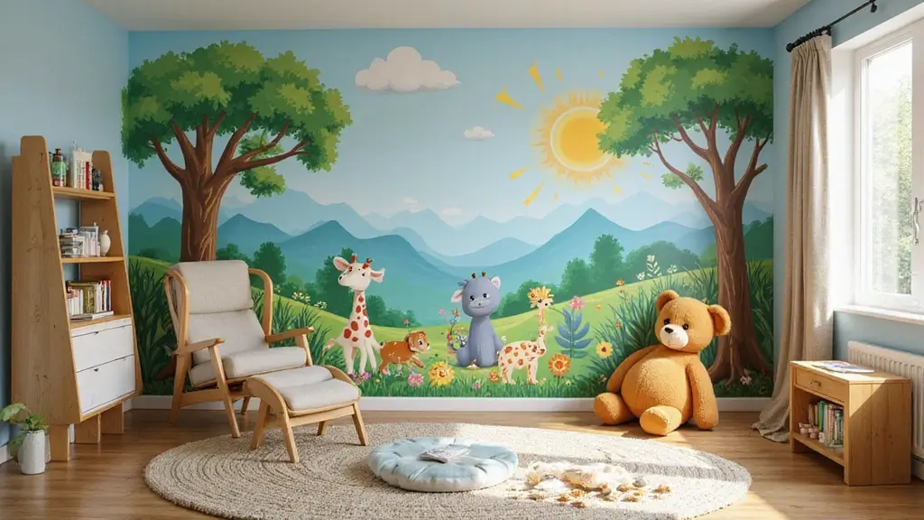 13 Hand-Painted Kids Room Mural Ideas That Spark Imagination & Whimsy (Don’t Miss #7!)